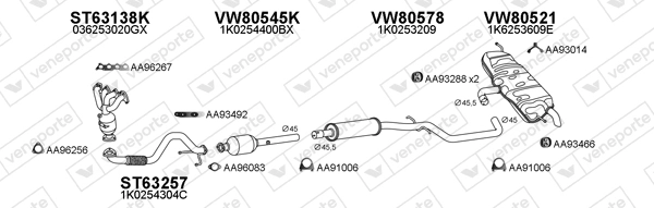 Échappement VENEPORTE 800285