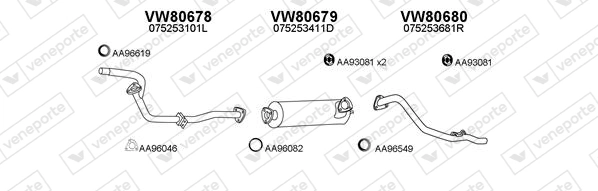 Échappement VENEPORTE 800394