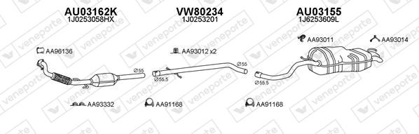 Échappement VENEPORTE 800368