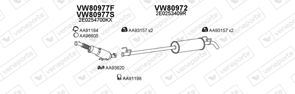 Échappement VENEPORTE 800913
