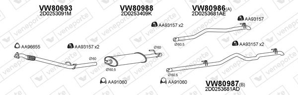 Échappement VENEPORTE 800963