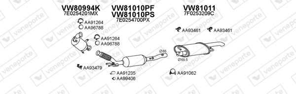 Échappement VENEPORTE 800986