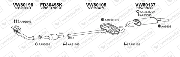 Échappement VENEPORTE 800893