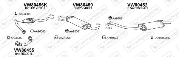 Échappement VENEPORTE 800259