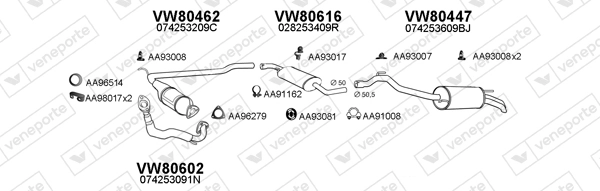 Échappement VENEPORTE 800354