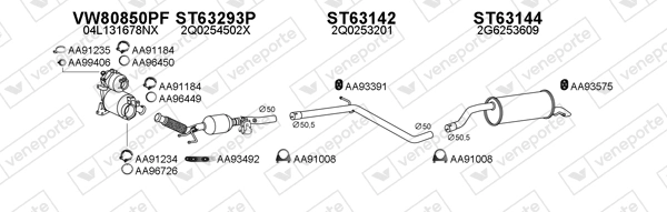 Échappement VENEPORTE 800995