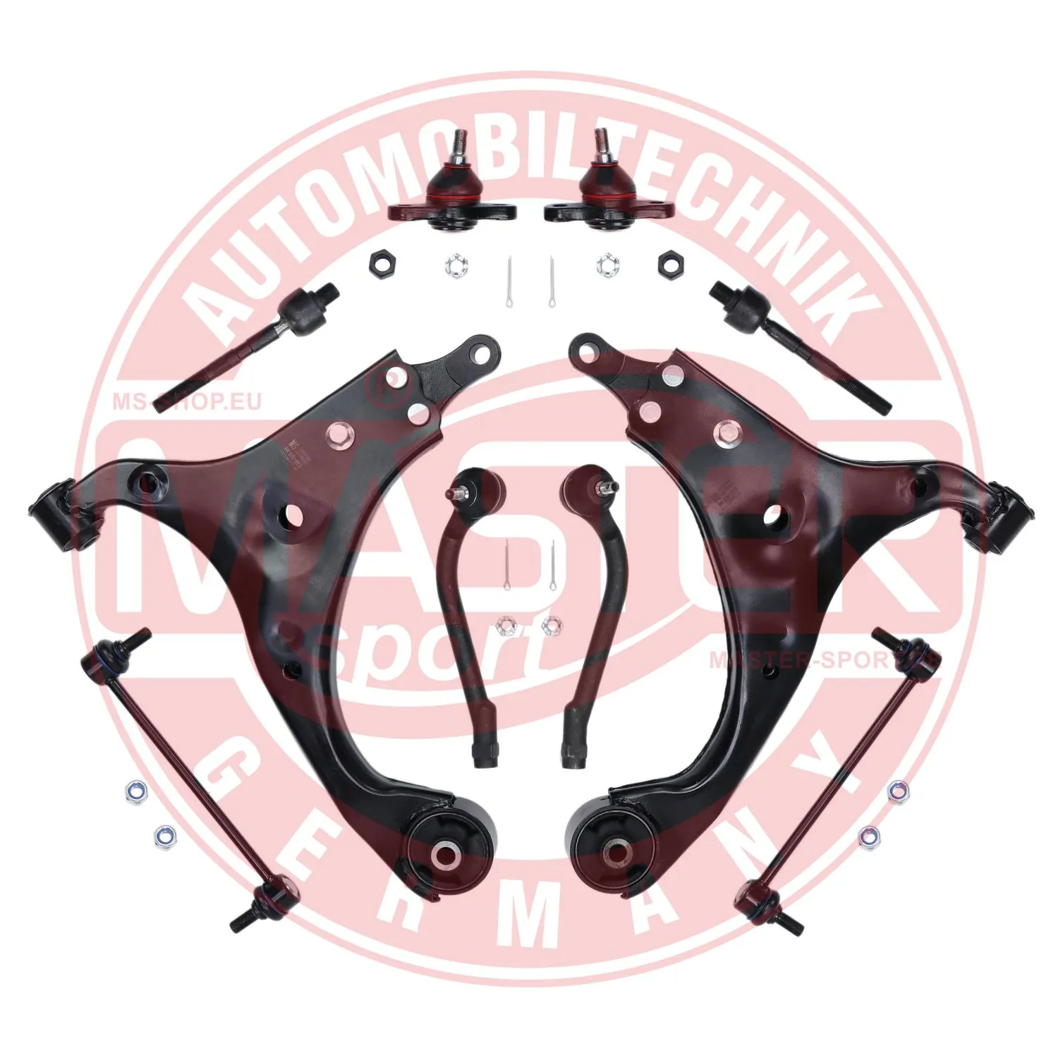 Control/Trailing Arm Kit, wheel suspension 4