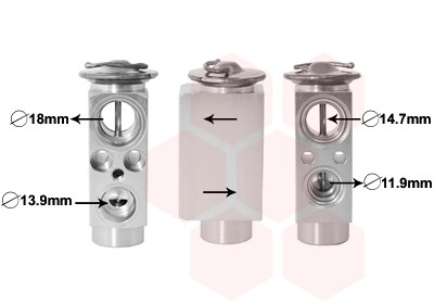 Détendeur, climatisation VAN WEZEL 06001441