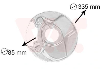 Splash Guard, brake disc
