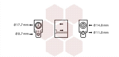 Détendeur, climatisation VAN WEZEL 43001335