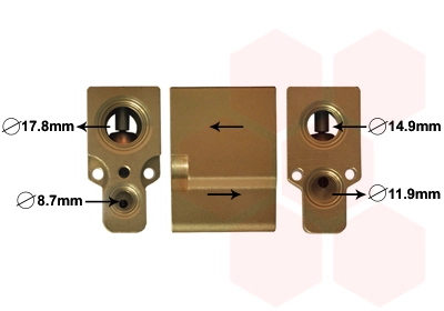 Détendeur, climatisation VAN WEZEL 58001076
