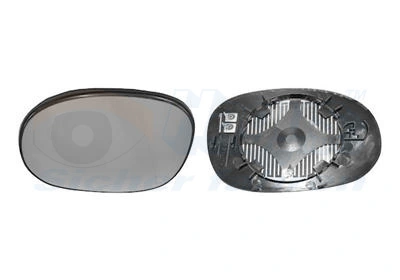 Verre de rétroviseur, rétroviseur extérieur