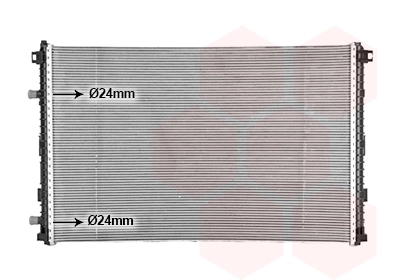 Van Wezel 03012726 — Радіатор охолодження AUDI A6/ Q7 04/15+ (вир-во Van Wezel)