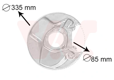 Splash Guard, brake disc