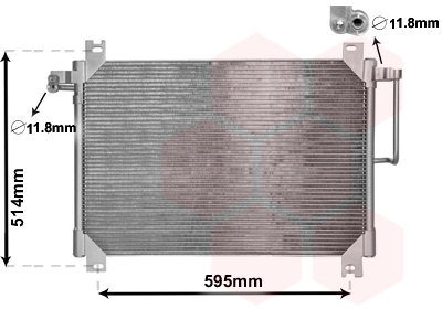 Condenseur, climatisation VAN WEZEL 47005074