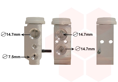 Détendeur, climatisation VAN WEZEL 83001195