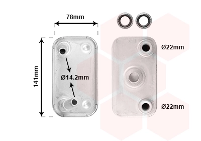 Oil Cooler, automatic transmission