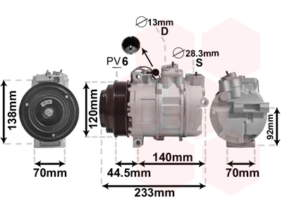 Compressor, air conditioning