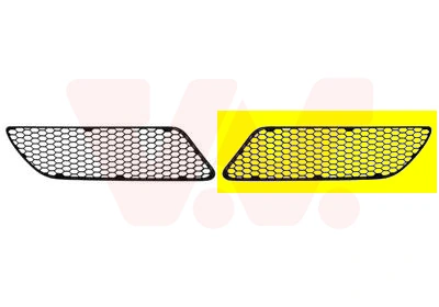 Grille de ventilation, pare-chocs
