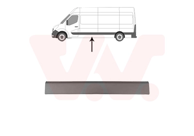 Trim/Protection Strip, quarter panel