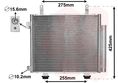 Condenseur, climatisation VAN WEZEL 52005115