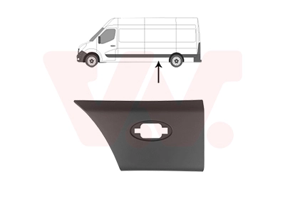 Trim/Protection Strip, quarter panel