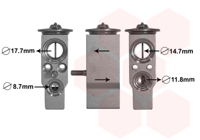 Détendeur, climatisation VAN WEZEL 43001609