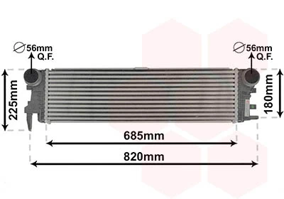 Van Wezel 30014700 — Інтеркулер Vito 14+ 114CDi/200CDi (Van Wezel)