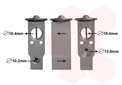 Détendeur, climatisation VAN WEZEL 53001638