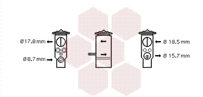 Détendeur, climatisation VAN WEZEL 29001005