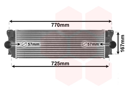 Van Wezel 30004396 — Інтеркулер SPRINTER 22CDiPF 06- (Van Wezel)