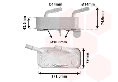 Oil Cooler, automatic transmission
