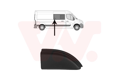 Trim/Protection Strip, quarter panel