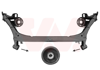 Van Wezel 5880629 — Балка задньої підвіски VAG (вир-во Van Wezel)