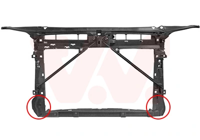 Van Wezel 7624678 — Панель пер. SKODA OCTAVIA 12 > 20 (Van Wezel)