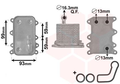Oil Cooler, automatic transmission