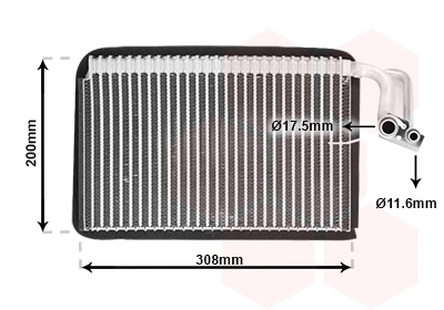 Evaporator, air conditioning