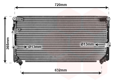 Condenseur, climatisation VAN WEZEL 53005006