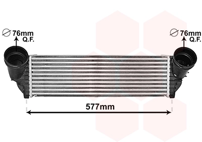 Van Wezel 06004543 — Інтеркулер BMW X5(E70)/X6 AT 08- (Van Wezel)