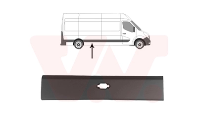 Trim/Protection Strip, quarter panel