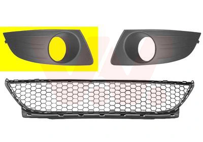 Grille de ventilation, pare-chocs
