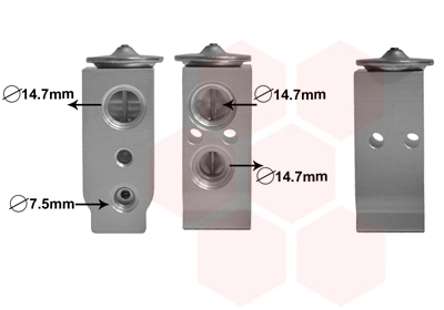 Détendeur, climatisation VAN WEZEL 82001325