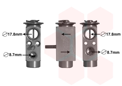Détendeur, climatisation VAN WEZEL 29001017