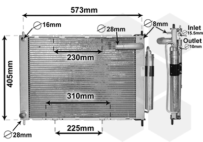 Module de refroidissement VAN WEZEL 1300M370