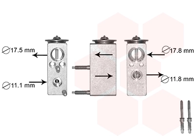 Détendeur, climatisation VAN WEZEL 09001276