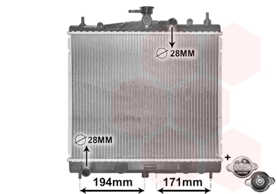 Radiator, engine cooling