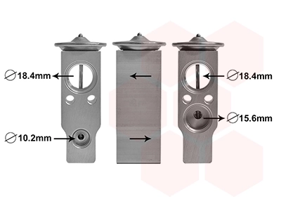 Détendeur, climatisation VAN WEZEL 53001637