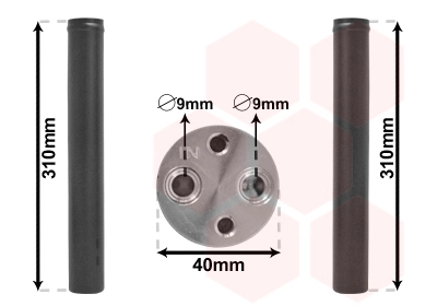 Filtre déshydratant, climatisation VAN WEZEL 5800D073