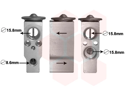 Détendeur, climatisation VAN WEZEL 27001257