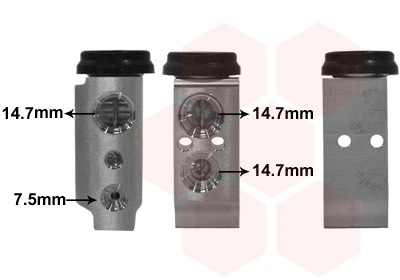 Détendeur, climatisation VAN WEZEL 82001385
